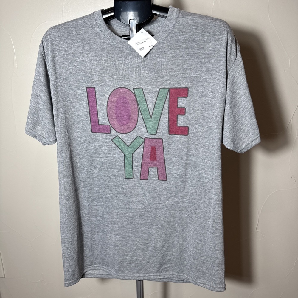 Love Ya‎ T-Shirt Women's Kelly Paige Short Sleeve Polyester Soft New